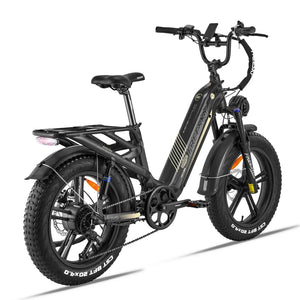 FREESKY Rocky 750 w Step Thru Ebike 20x4 Fat Electric Cargo eBike - Cargo eBike - eBike Super Shop