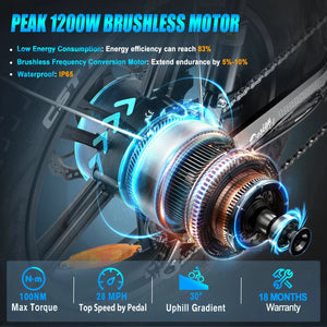 FREESKY Rocky 750 w Step Thru Ebike 20x4 Fat Electric Cargo eBike - Cargo eBike - eBike Super Shop