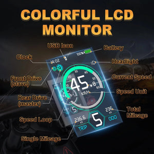 FREESKY Warrior M - 530 1000 w Mountain Ebike 4 Fat Tire Electric Fat Tire Mountain eBike - Mountain eBike - FREES|MOUNT|GREEN|0108 eBike Super Shop