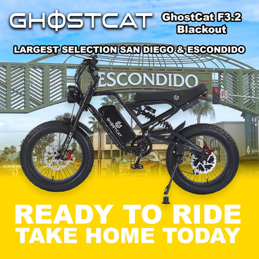 eMOTO GHOSTCAT F3.2 - Blackout - Ready to Ride