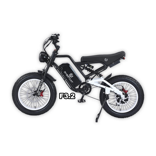 eMOTO GHOSTCAT F3.2 - Black & White - Ready to Ride