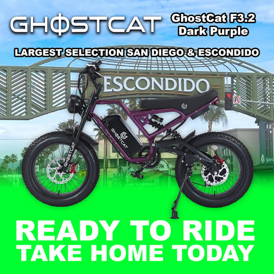 eMOTO GHOSTCAT F3.2 - Dark Purple - Ready to Ride