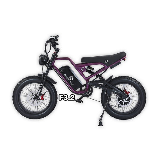 eMOTO GHOSTCAT F3.2 - Dark Purple - Ready to Ride
