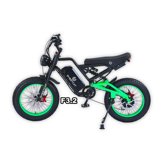 eMOTO GHOSTCAT F3.2 - Neon Green - Escondido eBike Super Shop eBike Store in North County San Diego