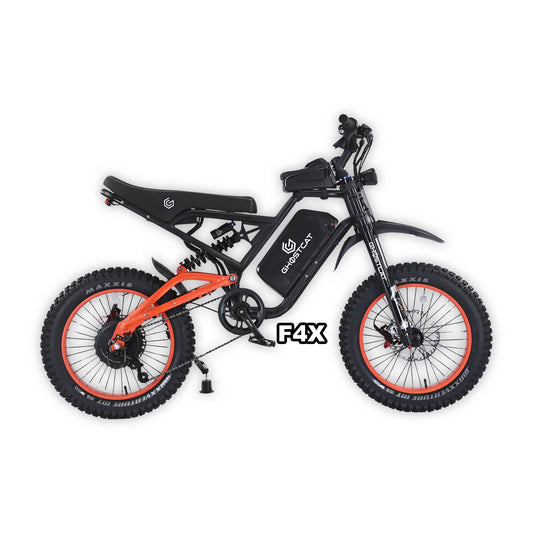 eMOTO GHOSTCAT F4X Pro - Burnt Orange - Ready to Ride