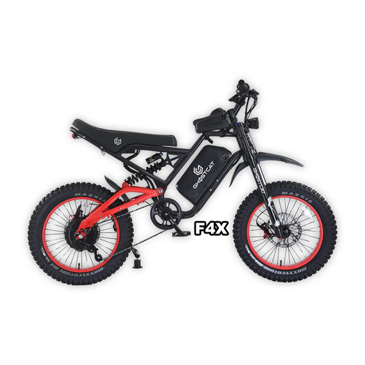 eMOTO GHOSTCAT F4X Pro - Red - Ready to Ride