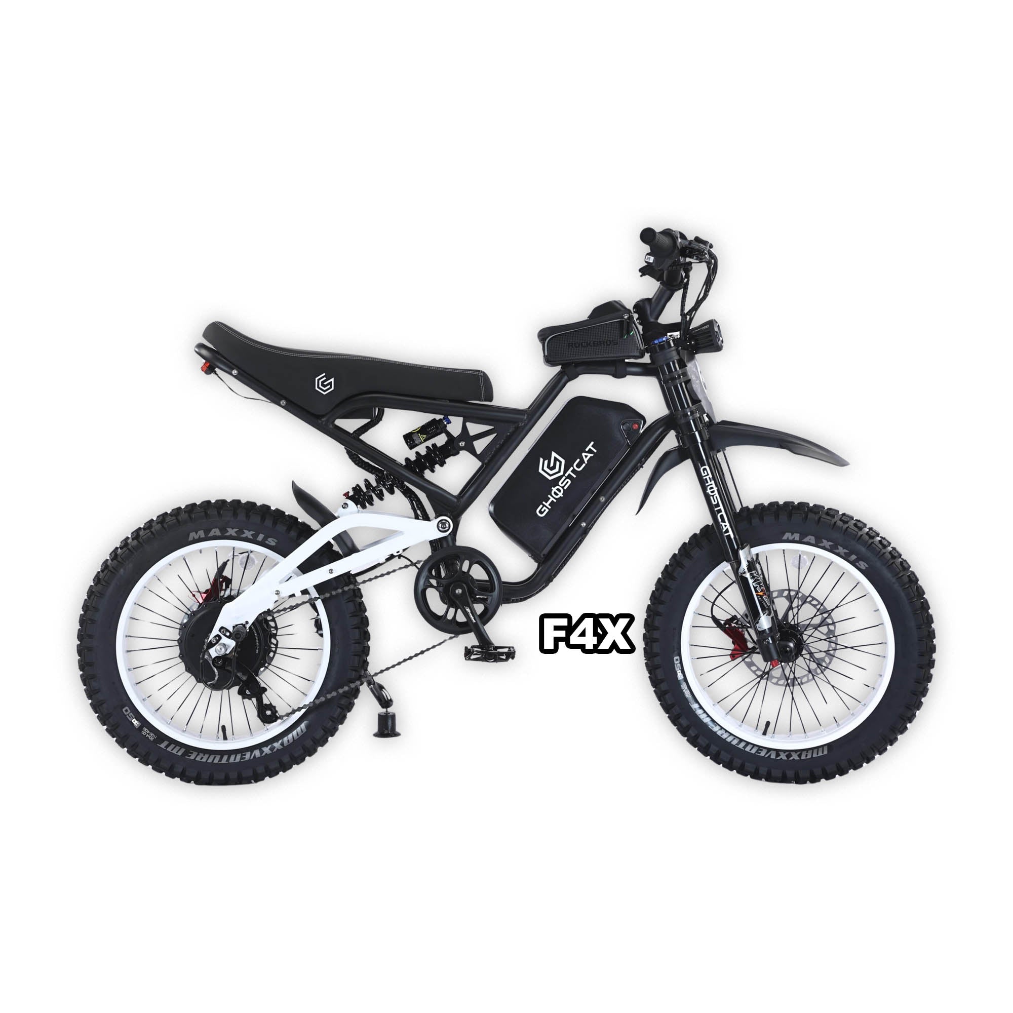 ghost e crossbike eMOTO GHOSTCAT F4X Pro - White