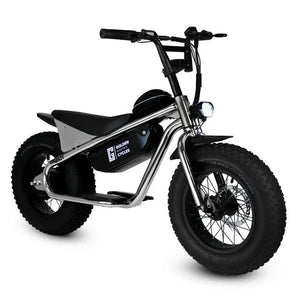 GOLDEN CYCLE Big Boy 350w Micro eBike 16x4 Fat Electric Mini Fat Tire eBike - Mini eBike - GOLDE|MINI|CHROME|0309 eBike Super Shop