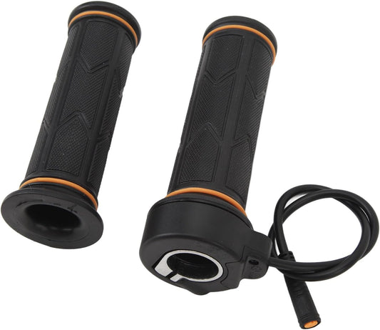 Black Super73 eBike full twist throttle part with full waffle grip design
