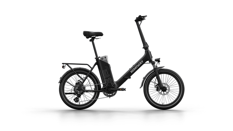 HIMIWAY B3 / Foldable Electric Commuter Bike - Folding Step Thru - HIMIW|B3 / |Black eBike Super Shop