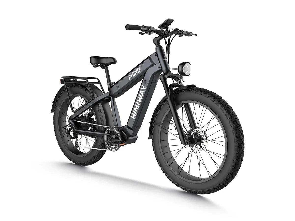 HIMIWAY Rhino 1000 w Step Over Ebike 26x4.5 Fat Electric Fat Tire Mountain eBike - Mountain eBike - eBike Super Shop