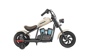HYPER GOGO Challenger 12 Plus + Training Wheels - Kids - HYPER|Chall|Beige eBike Super Shop