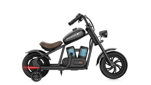 HYPER GOGO Challenger 12 Plus + Training Wheels - Kids - HYPER|Chall|Black eBike Super Shop