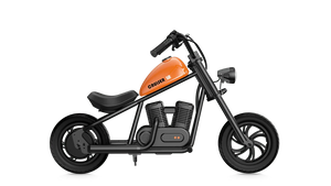 HYPER GOGO Cruiser 12 Electric Kids Mini Motorcycle eBike - 21.9v 160 w - Youth eMotorcycle - HYPER|ORANG|2247 eBike Super Shop