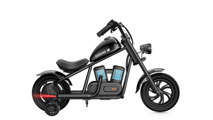 HYPER GOGO Cruiser 12 Plus Kids Electric Mini Motorcycle eBike - 21.9v 160 w - Youth eMotorcycle - HYPER|BLACKTRAIN|2255 eBike Super Shop