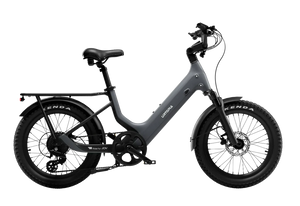 Urtopia Carbon Joy eBike in charcoal gray, side view, against a plain background