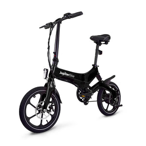 JUPITER Electric Folding eBike Discovery X5 - Folding Step Over 350 w Electric Micro eBike - Folding Ebike - JUPIT|BLACK|1847 eBike Super Shop
