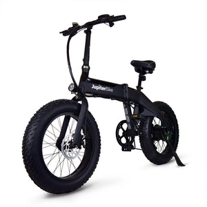 JUPITER Folding Fat Tire eBike Defiant - Folding Step Over 750 w Electric Folding eBike - Folding Ebike - JUPIT|BLACK|1836 eBike Super Shop