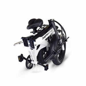 JUPITER Folding Fat Tire eBike Defiant Pro - Folding Step Over 750 w Electric Folding eBike - Folding Ebike - JUPIT|BLACK|1839 eBike Super Shop