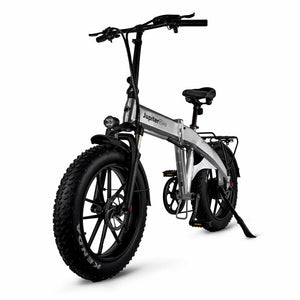 JUPITER Folding Fat Tire eBike Defiant Pro - Folding Step Over 750 w Electric Folding eBike - Folding Ebike - JUPIT|GREY|1842 eBike Super Shop