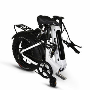 JUPITER Folding Fat Tire eBike Defiant ST - Folding Step Thru 750 w Electric Folding eBike - Folding Ebike - JUPIT|BLACK|1843 eBike Super Shop