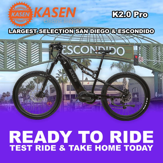 eBike Kasen K2.0 Pro - Black - Ready to Ride