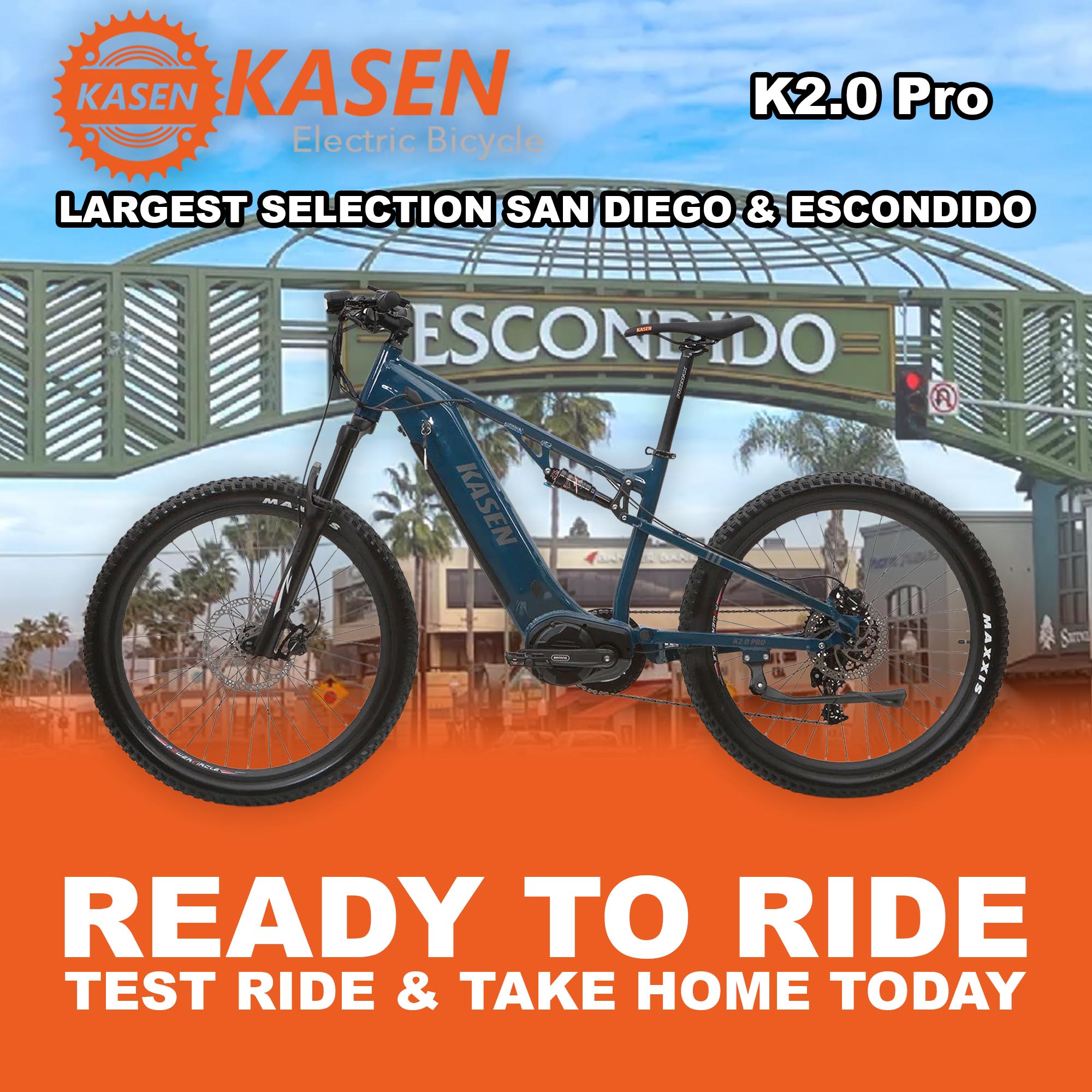 eBike Kasen K2.0 Pro - Blue - Ready to Ride