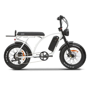 KASEN Kabbit 2.0 1000 w Moto Ebike 20x4 Fat Electric e - Moto Style eBike - Moto Style eBike - KASEN|MOTO|WHITE15AH|0204 eBike Super Shop