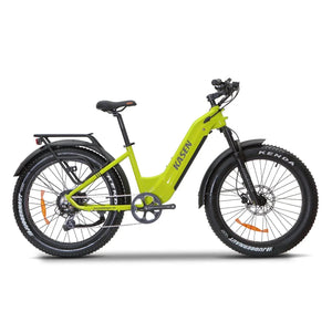 KASEN Ranger ST 2.0 750 w Step Thru Ebike 26x4 Fat Fat Tire Electric Beach Cruiser eBike - Fat Tire Cruiser eBike - eBike Super Shop