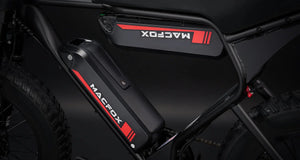 MACFOX X1S Commuter Electric e - Moto Style eBike - Step Over 500 w Electric Mini Fat Tire eBike - Moto Style Bike - MACFO|SINGLBLACK|2349 eBike Super Shop