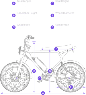 MACFOX X2 Electric Fat Tire Mountain eBike - Step Over 750 w Electric e - Moto Style eBike - Moto Style Bike - MACFO|SINGLBLACK|2353 eBike Super Shop