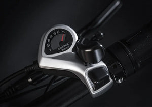 MACFOX X2 Electric Fat Tire Mountain eBike - Step Over 750 w Electric e - Moto Style eBike - Moto Style Bike - MACFO|SINGLBLACK|2353 eBike Super Shop