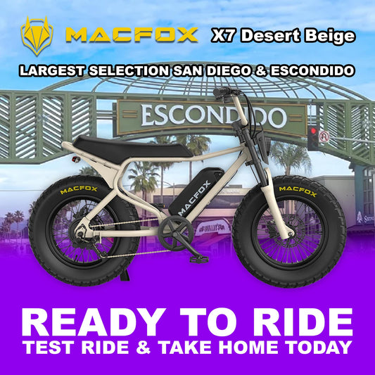 eBike Macfox X7 - Desert Beige - Ready to Ride