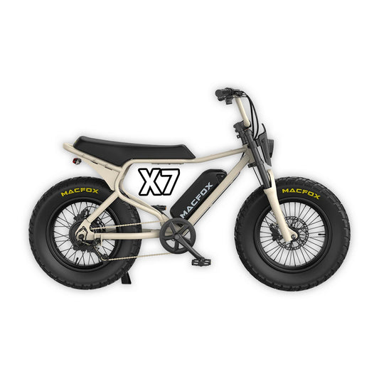 eBike Macfox X7 - Desert Beige - Ready to Ride - Escondido eBike Super Shop eBike Store in North County San Diego