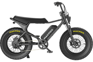 MACFOX X7 - Step Over - MACFO|X7|13 ah|Black eBike Super Shop
