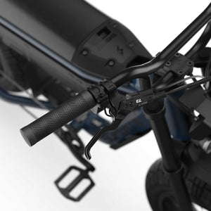 Super73 M1D electric bike in Slate color, side view, displayed on a white background