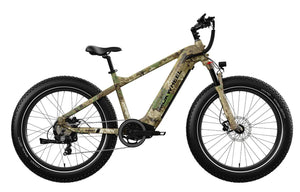 MOKWHEEL Basalt 750 w Step Over Ebike 26x4 Fat Tire Fat Tire Electric Beach Cruiser eBike - Fat Tire eBike - MOKWH|FATT|CAMO|0121 eBike Super Shop