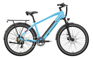 MOKWHEEL Mesa Light 2.0 350 w Step Over Ebike 27.5x2.4 Urban Electric Commuter Bike - Road eBike - MOKWH|WHITE|1535 eBike Super Shop