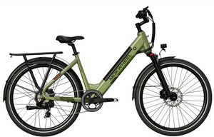 MOKWHEEL Mesa Light ST 2.0 350 w Step Thru Ebike 27.5x2.4 Urban Electric Beach Cruiser eBike - Step Thru eBike - MOKWH|ROAD|GREEN|0143 eBike Super Shop