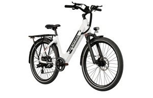 MOKWHEEL Mesa Light ST 2.0 350 w Step Thru Ebike 27.5x2.4 Urban Electric Beach Cruiser eBike - Step Thru eBike - MOKWH|ROAD|WHITE|0142 eBike Super Shop