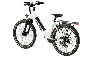 MOKWHEEL Mesa Light ST 2.0 350 w Step Thru Ebike 27.5x2.4 Urban Electric Beach Cruiser eBike - Step Thru eBike - MOKWH|ROAD|WHITE|0142 eBike Super Shop