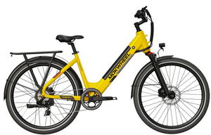 MOKWHEEL Mesa Light ST 2.0 350 w Step Thru Ebike 27.5x2.4 Urban Electric Beach Cruiser eBike - Step Thru eBike - MOKWH|ROAD|YELLO|0144 eBike Super Shop