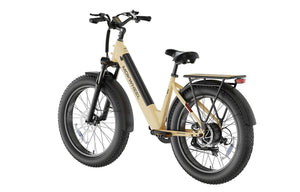 MOKWHEEL Mesa Plus ST 750 w Step Thru Ebike 26x4 Fat Tire Fat Tire Electric Beach Cruiser eBike - Fat Tire Cruiser eBike - eBike Super Shop