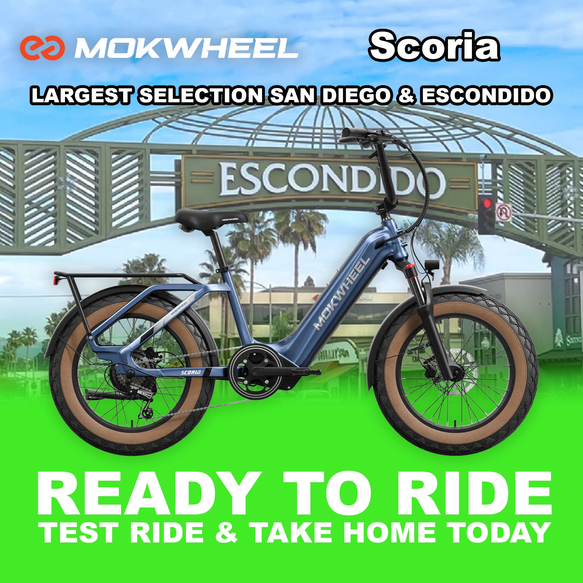 eBike Mokwheel Scoria - Blue - Ready to Ride