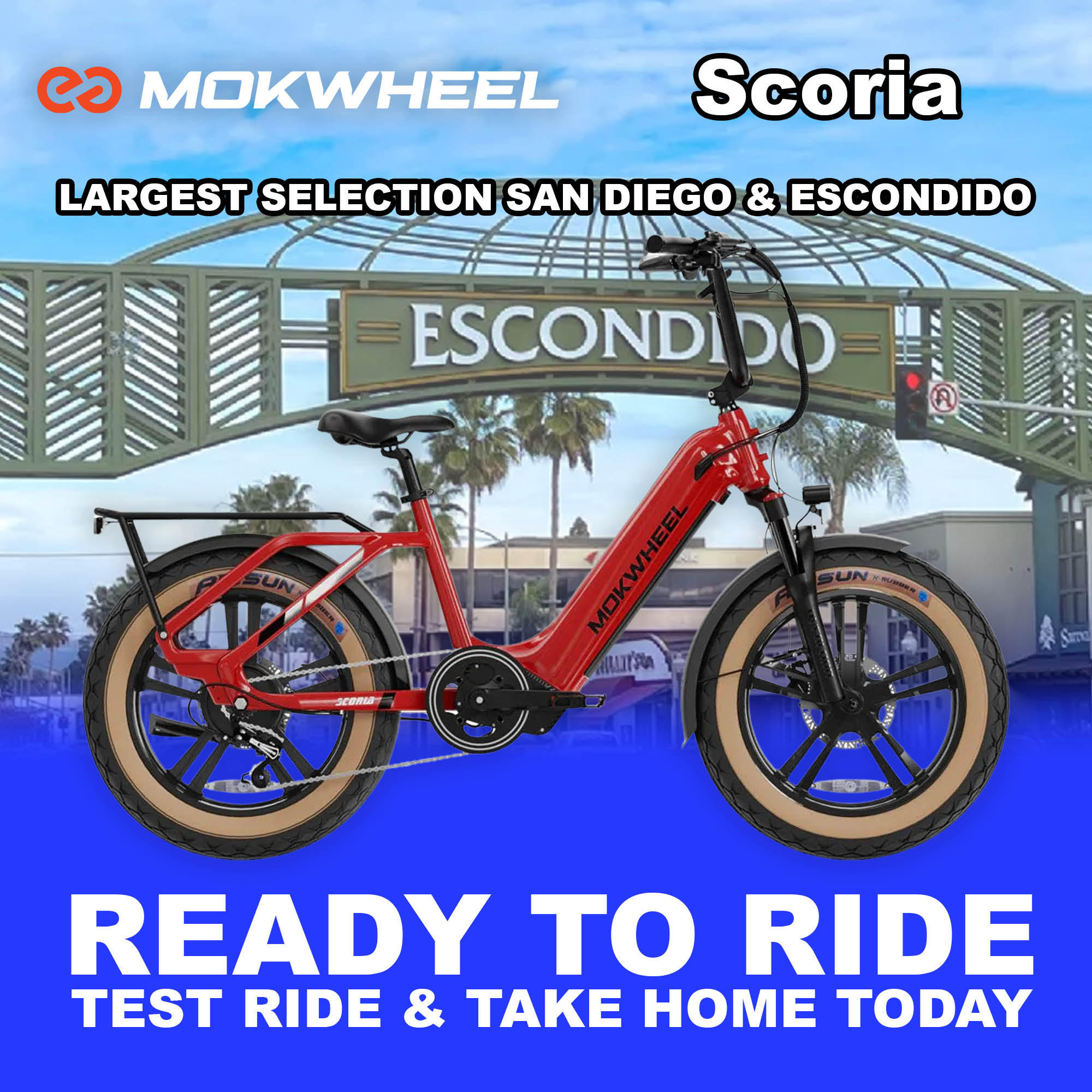 super wheel fahrrad kaufen eBike Mokwheel Scoria - Red