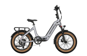 MOKWHEEL Slate 500 w Step Thru Ebike 20x3 Road Electric Folding eBike - Folding Ebike - eBike Super Shop