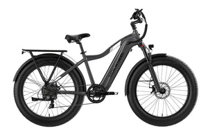 MOKWHEEL Tor Plus 750 w Step Over Ebike 26x4 Fat Tire Fat Tire Electric Beach Cruiser eBike - Fat Tire eBike - MOKWH|FATT|GREY|0130 eBike Super Shop