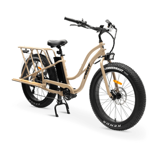 MURF Alpha Cargo Fat Tire Electric Cargo Beach Cruiser eBike - 52v 750 w Electric Cargo eBike - Cargo eBike - MURF|DESER|2308 eBike Super Shop