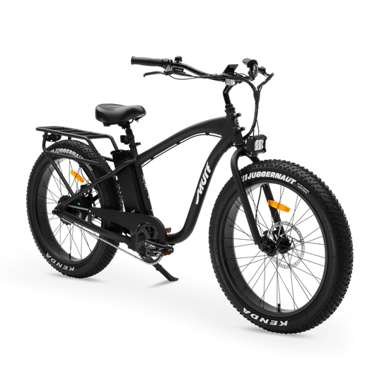 MURF Alpha Murf Fat Tire Electric Beach Cruiser eBike - 52v 750 w Electric Beach Cruiser eBike - Fat Tire Cruiser eBike - MURF|BLACK|2298 eBike Super Shop