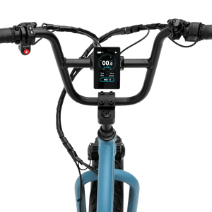 MURF Electric Urban eBike Higgs Step - Thru - 52v 750 w Fat Tire Electric Beach Cruiser eBike - Fat Tire Cruiser eBike - MURF|BLACK|2286 eBike Super Shop